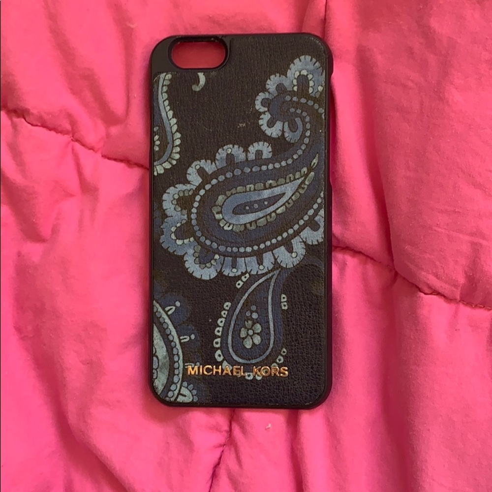 Michael Kors Jetset leather phone 6 case